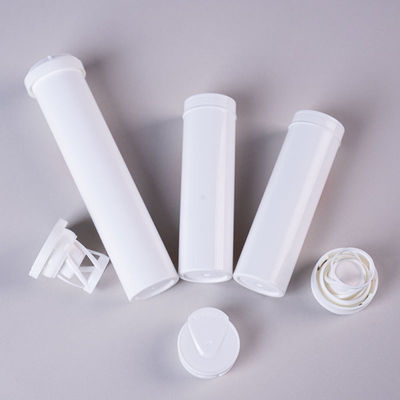 PP Collar Material Compressed Tablets Empty Effervescent Tablet Container Tube with Cover