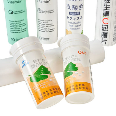 Custom PP Collar Vitamin C Plus Effervescent Tablet Bottles for OEM Acceptance in 2024