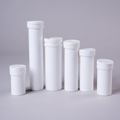 Custom Colorful Medical Effervescent Tablets Vitamin C Tube for Health White Long OEM