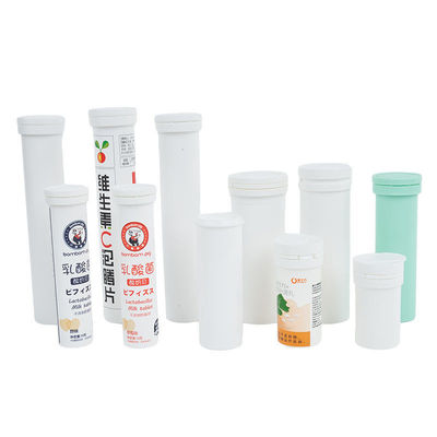 Printing Dry Offset Printing Effervescent Tablet Tube with Cap and Food Grade PP