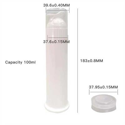 Easy Access PP Plastic Toothpaste Pump Dispenser Bottles Custom Label Available 100ml