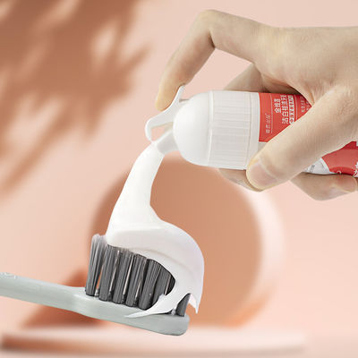 Low MOQ Press Pump Toothpaste for Adults Herbal Ingredient and Dry Offset Printing