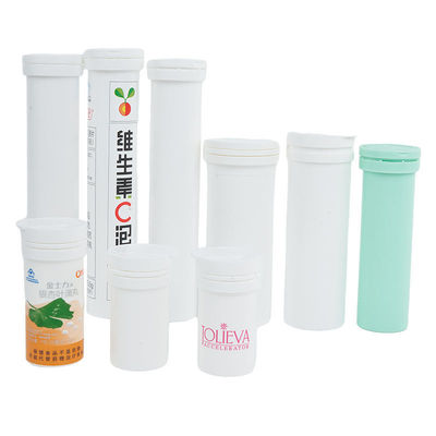 Printing Dry Offset Printing Effervescent Tablet Tube with Cap and Food Grade PP